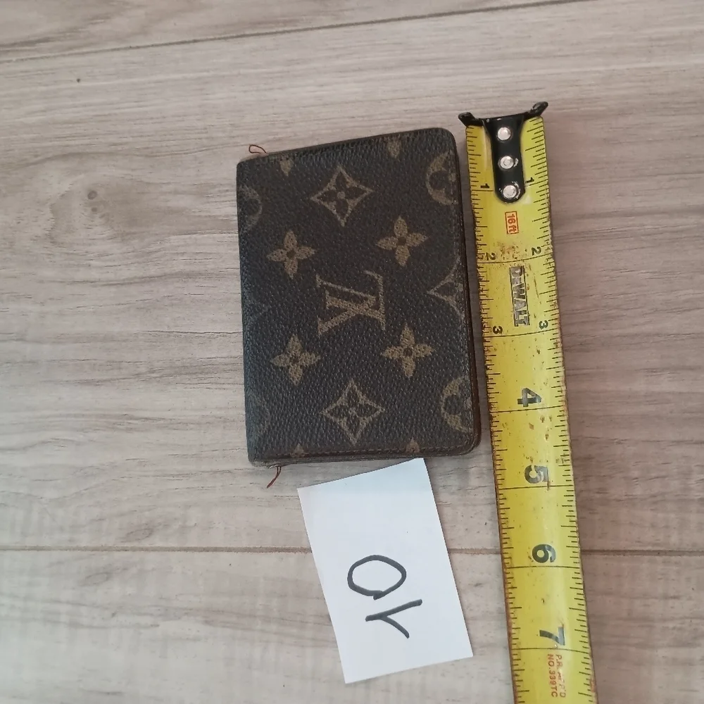Vintage Louis Vuitton Pocket Organizer Monogram Card Case Authentic